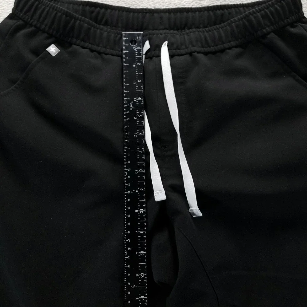 FIGS Pants Mens L Short Black Tansen Jogger Scrub Technical Stretch Workwear